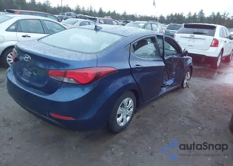 2016 Hyundai Elantra Se from USA, damaged, VIN 5NPDH4AE4GH773000